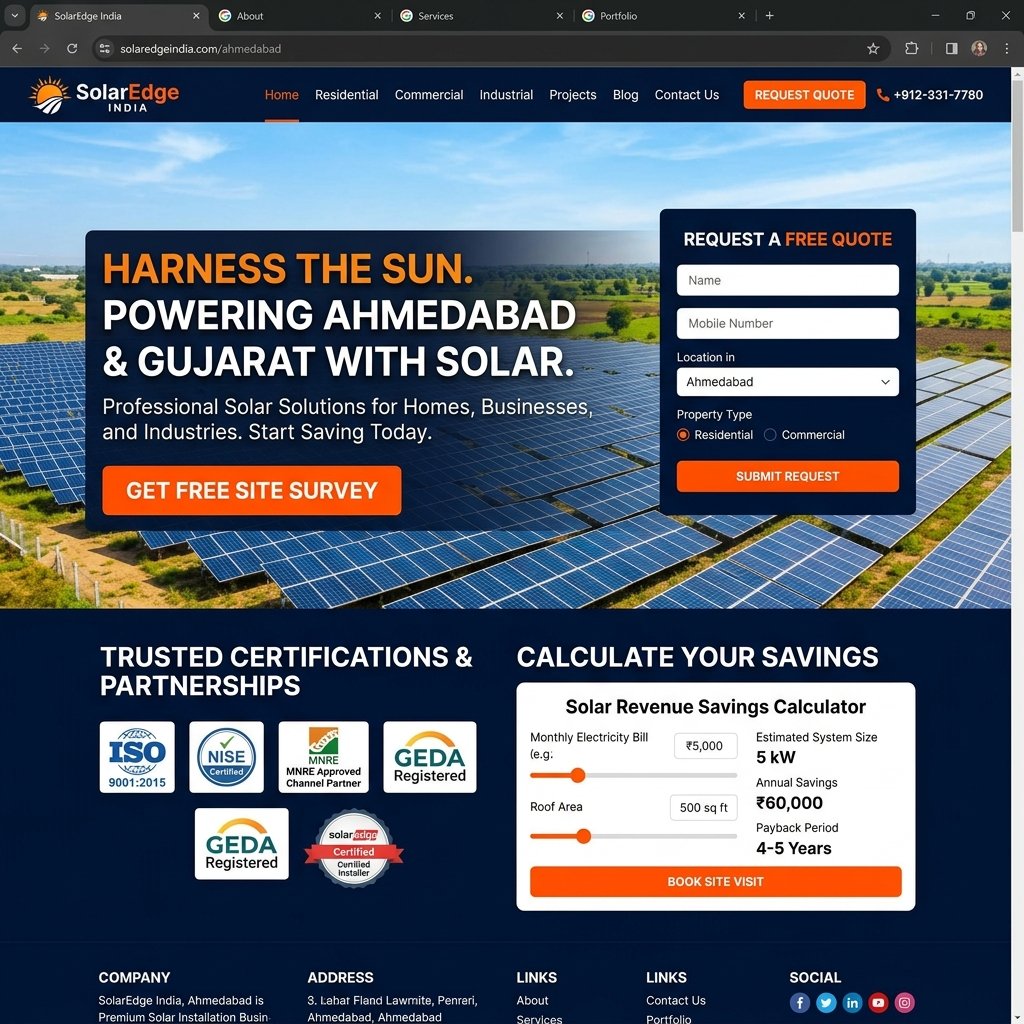 Solar Website Layout 3
